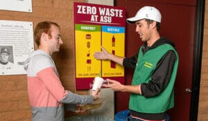 ASU sustainability internships at Zero Waste